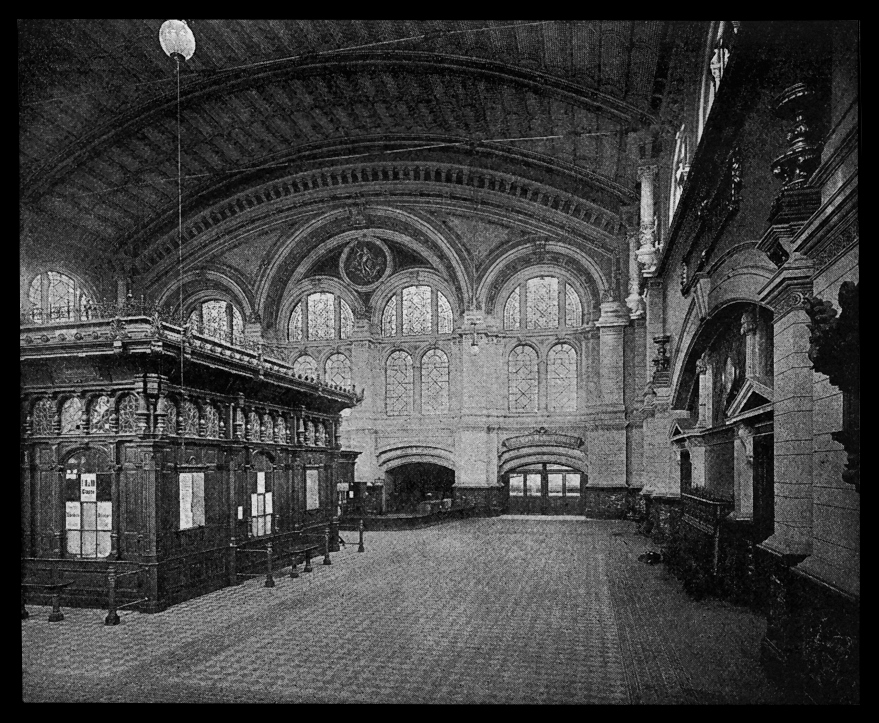 At-03 - Hauptbahnhof 1890 - Bild - Schalterhalle