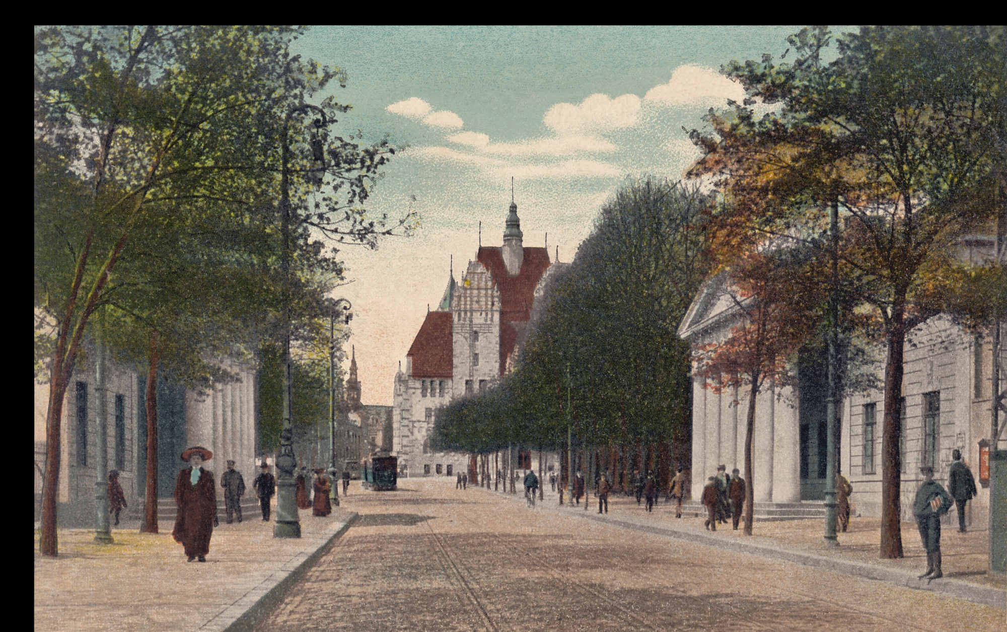 Ostertor, Blick auf Polizeigebaeude - Ueberblende