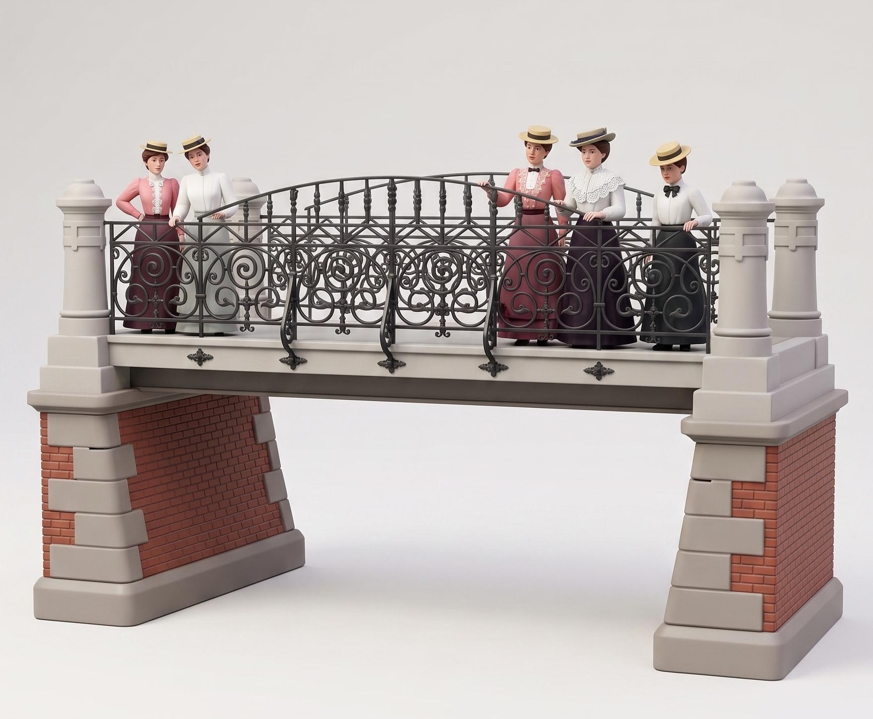 454-fuenf-frauen-auf-bruecke-B-ueberblende